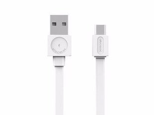 Allocacoc Cable USB кабель microUSB Basic, 1,5 м, белый цена и информация | Кабели для телефонов | kaup24.ee