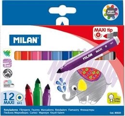 Viltpliiatsid Milan (80020) hind ja info | Kunstitarbed, voolimise tarvikud | kaup24.ee