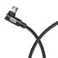 USB-kaabel, Baseus MVP Double-sided Elbow Type Cable micro USB 1.5A 2M, must (CAMMVP-B01) hind ja info | Mobiiltelefonide kaablid | kaup24.ee