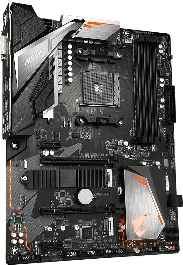 Gigabyte B450 AORUS ELITE V2 (rev. 1.0) цена и информация | Emaplaadid | kaup24.ee