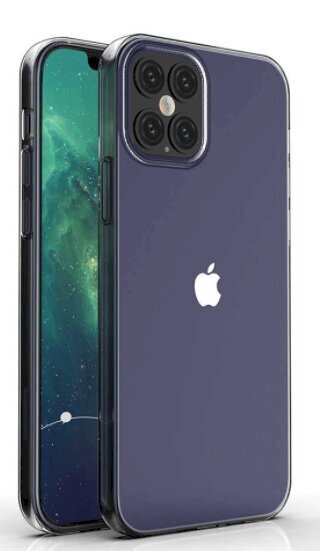 Telefoniümbris Fusion Ultra Back Case 1 mm Protect Silicone Case Apple iPhone 12 / 12 Pro läbipaistev hind ja info | Telefoni kaaned, ümbrised | kaup24.ee