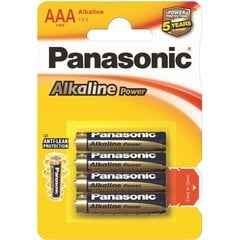 Patareid Panasonic Alkaline LR03 (AAA) hind ja info | Patareid | kaup24.ee