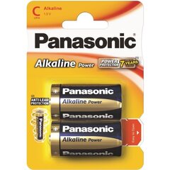 Panasonic patarei Alkaline LR14 (C) hind ja info | Patareid | kaup24.ee