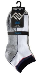 Мужские носки спортивного дизайна Friends, 2 пары в упаковке цена и информация | Meeste sokid | kaup24.ee