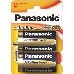 Батарейки Panasonic Alkaline LR20 (D) цена и информация | Батерейки | kaup24.ee