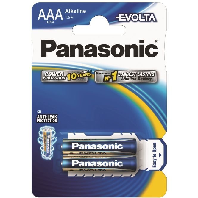 Panasonic patarei Evolta LR03 (AAA) hind ja info | Patareid | kaup24.ee