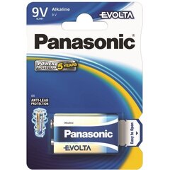 Panasonic patarei Evolta 6LR61 (9V) цена и информация | Батарейки | kaup24.ee