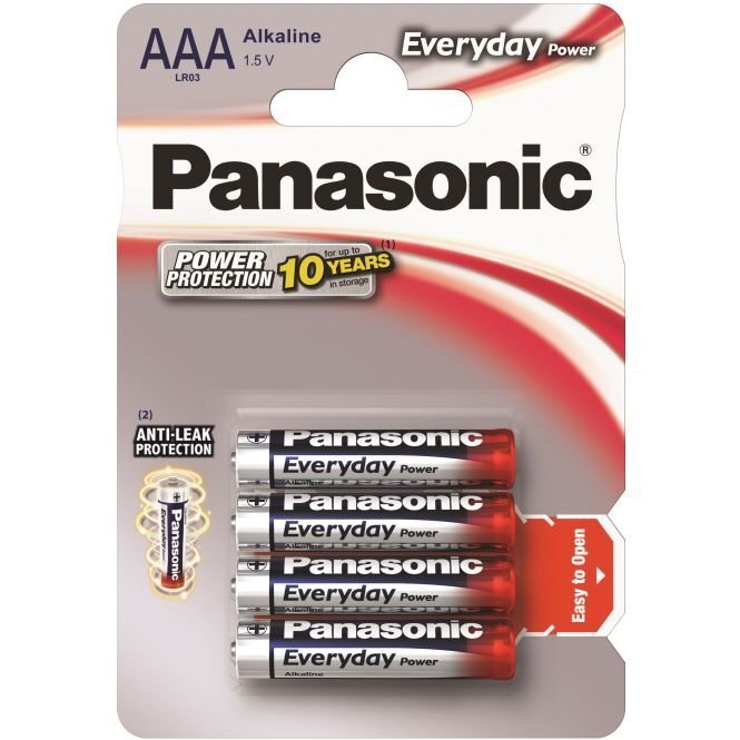 Panasonic Everyday Power patarei LR03EPS/4B hind ja info | Patareid | kaup24.ee