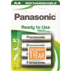Panasonic patarei Ready To Use HR6 (AA) 1900 mAh hind ja info | Patareid | kaup24.ee