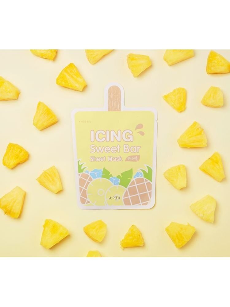 Ühtlustav-niisutav näomask A'Pieu Icing Sweet Bar Pineapple 21 g hind ja info | Näomaskid, silmamaskid | kaup24.ee