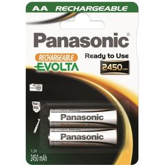 Panasonic patarei Evolta Ready to Use HR6 (AA) 2450 mAh hind ja info | Patareid | kaup24.ee