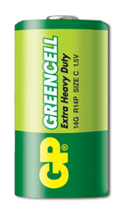 GP Greencell батарейки R14 (C) цена и информация | Батерейки | kaup24.ee