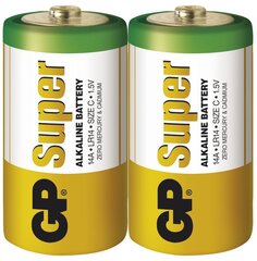 GP Super батарейки LR14 (C)  цена и информация | Батарейки | kaup24.ee