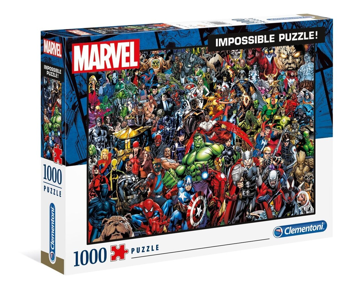 Pusle Clementoni Marvel Impossible Puzzle, 1000-osaline цена и информация | Pusled | kaup24.ee