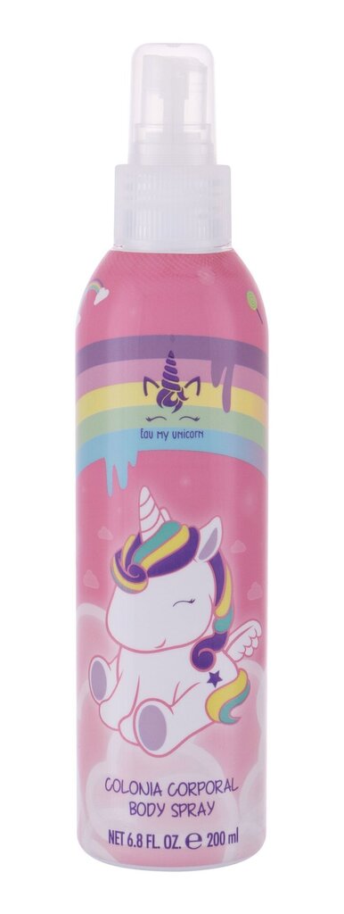 Kehasprei Disney Eau My Unicorn lastele 200 ml hind ja info | Laste ja ema kosmeetika | kaup24.ee