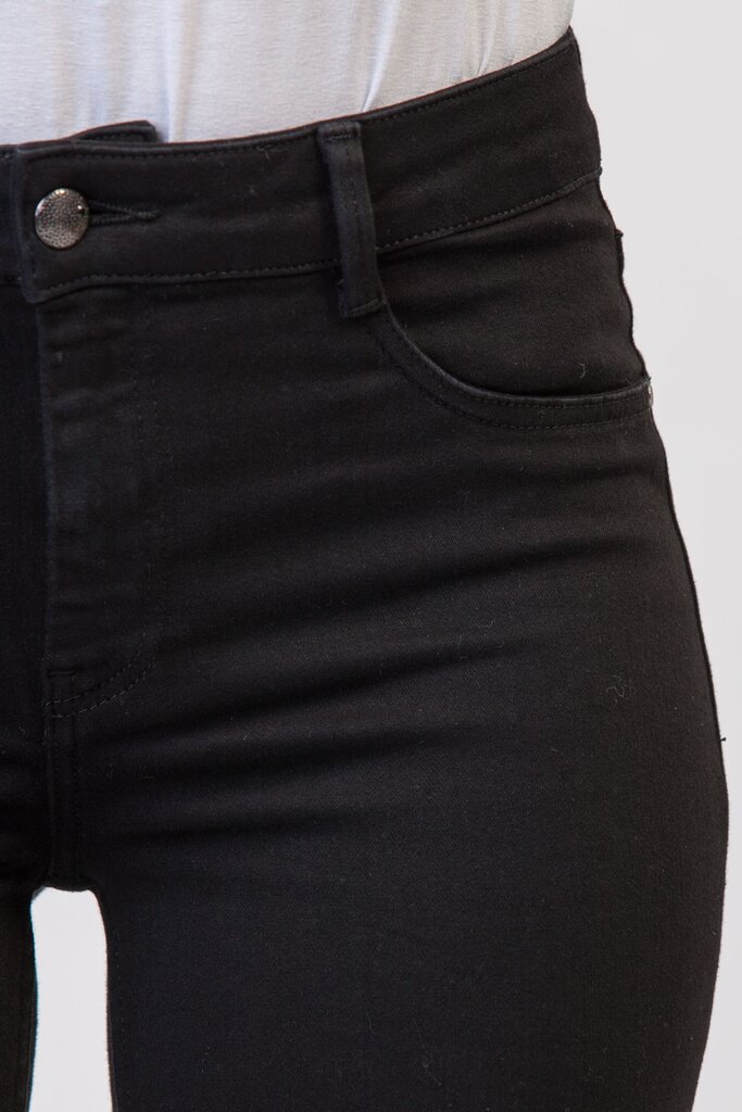 Naiste teksapüksid Pantamo, must цена и информация | Naiste teksad | kaup24.ee