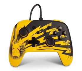 Juhtmega pult PowerA Pokemon Lightning Pikachu Nintendo Switchile цена и информация | Джойстики | kaup24.ee