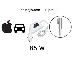 Auto toiteallikas "POWERMAX PNCAPC02" 85W sülearvutile Apple MacBook, 18.5V, 4.6A, MagSafe 1, valge цена и информация | Зарядные устройства для ноутбуков | kaup24.ee