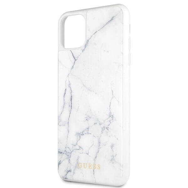 Guess ümbris telefonile Apple iPhone 12 Pro Max, Marble Cover White цена и информация | Telefoni kaaned, ümbrised | kaup24.ee