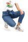 Naiste teksapüksid Pantamo, sinine hind ja info | Naiste teksad | kaup24.ee