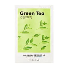 Missha värskendav kangasmask "Green Tea", 19 g hind ja info | Näomaskid, silmamaskid | kaup24.ee