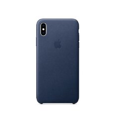 APPLE iPhone XS Max nahast ümbris - Midnight Blue hind ja info | Telefoni kaaned, ümbrised | kaup24.ee