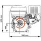 Bensiinimootor 6,5 AG 4,8 kW, must hind ja info | Generaatorid | kaup24.ee