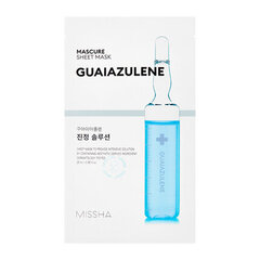 Missha rahustav kangamask "Gvaiasuleen", 27 ml цена и информация | Маски для лица, патчи для глаз | kaup24.ee