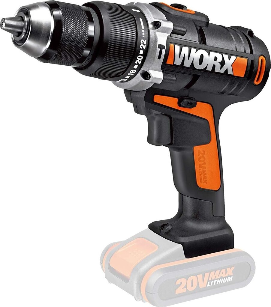 Kruvikeeraja Worx Impact WX372.9 hind ja info | Akutrellid, kruvikeerajad | kaup24.ee