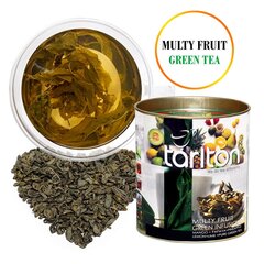 Erinevate puuviljadega Tseilon Roheline suureleheline tee, Multyfruit Green tea, Tarlton, 100g цена и информация | Чай | kaup24.ee