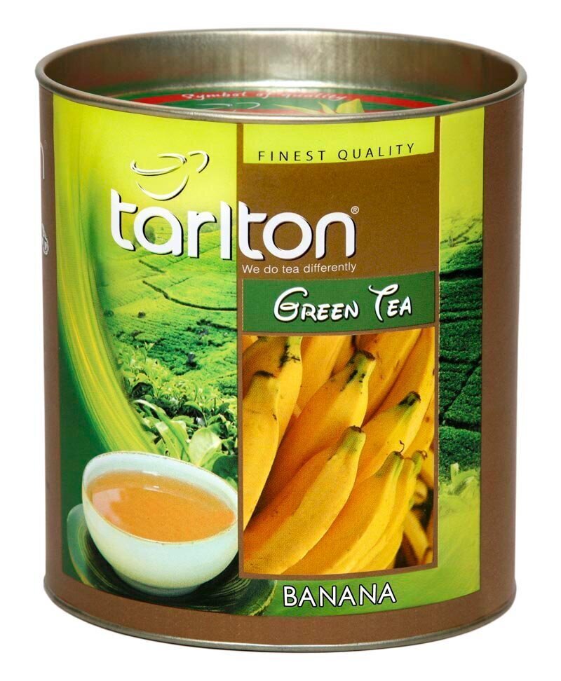 Banaaniga Tseilon Roheline suureleheline tee Tarlton, 100g цена и информация | Tee | kaup24.ee