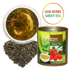 Goji marjade ja Mandlitega Tseilon Roheline suureleheline tee Tarlton, 100g hind ja info | Tee | kaup24.ee