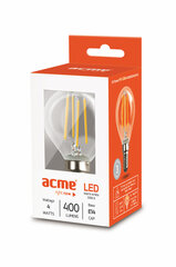 Acme LED Filament Mini Globe pirn E14, 4W цена и информация | Лампочки | kaup24.ee