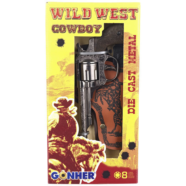 Mängukauboi relv kabuuriga Gonher, Wild-West, 201/0 цена и информация | Poiste mänguasjad | kaup24.ee