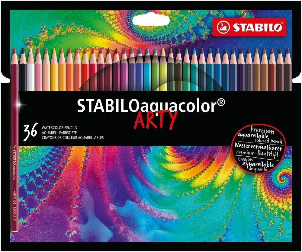 Akvarellpliiatsid Stabilo Arty, 36 tk цена и информация | Kunstitarbed, voolimise tarvikud | kaup24.ee