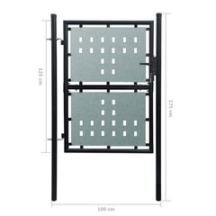 Aiavärav, 100 x 175 cm hind ja info | Aiad ja tarvikud | kaup24.ee