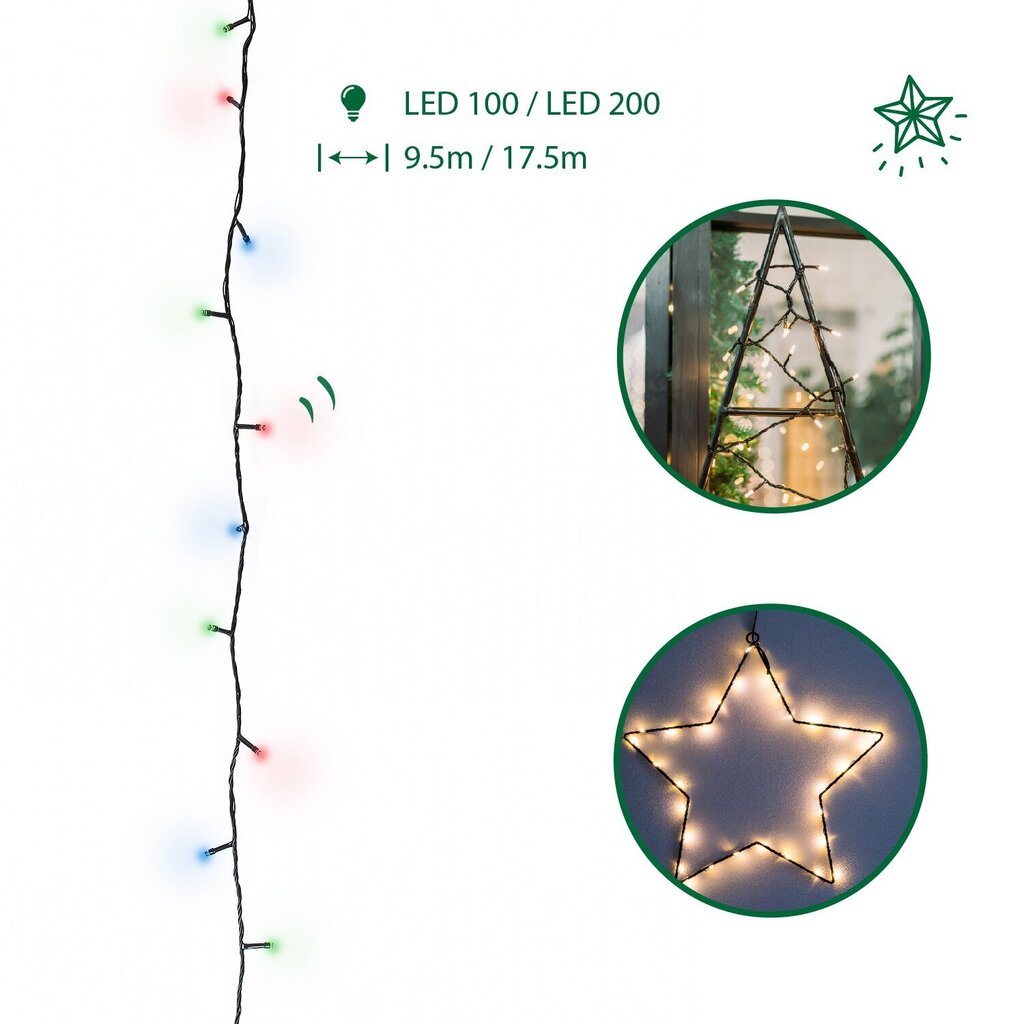 Jõulutulede valguskett, 300 LED hind ja info | Jõulutuled | kaup24.ee
