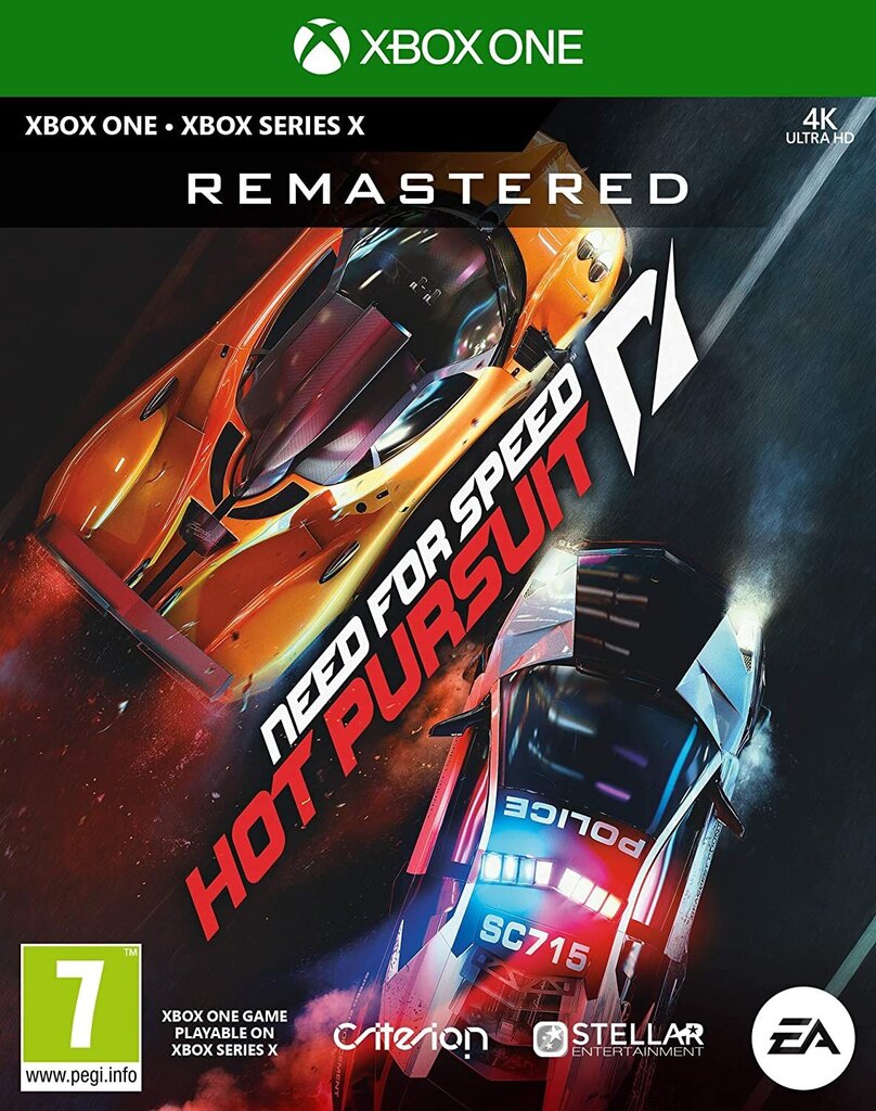 EA Need for Speed HotPursuit Remastered, Xbox One цена и информация | Arvutimängud, konsoolimängud | kaup24.ee