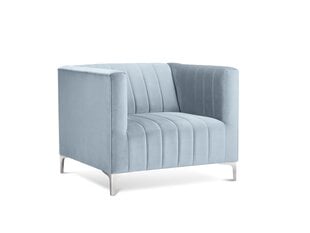 Кресло Kooko Home Tutti, светло-синее/серебристое цена и информация | Кресла в гостиную | kaup24.ee
