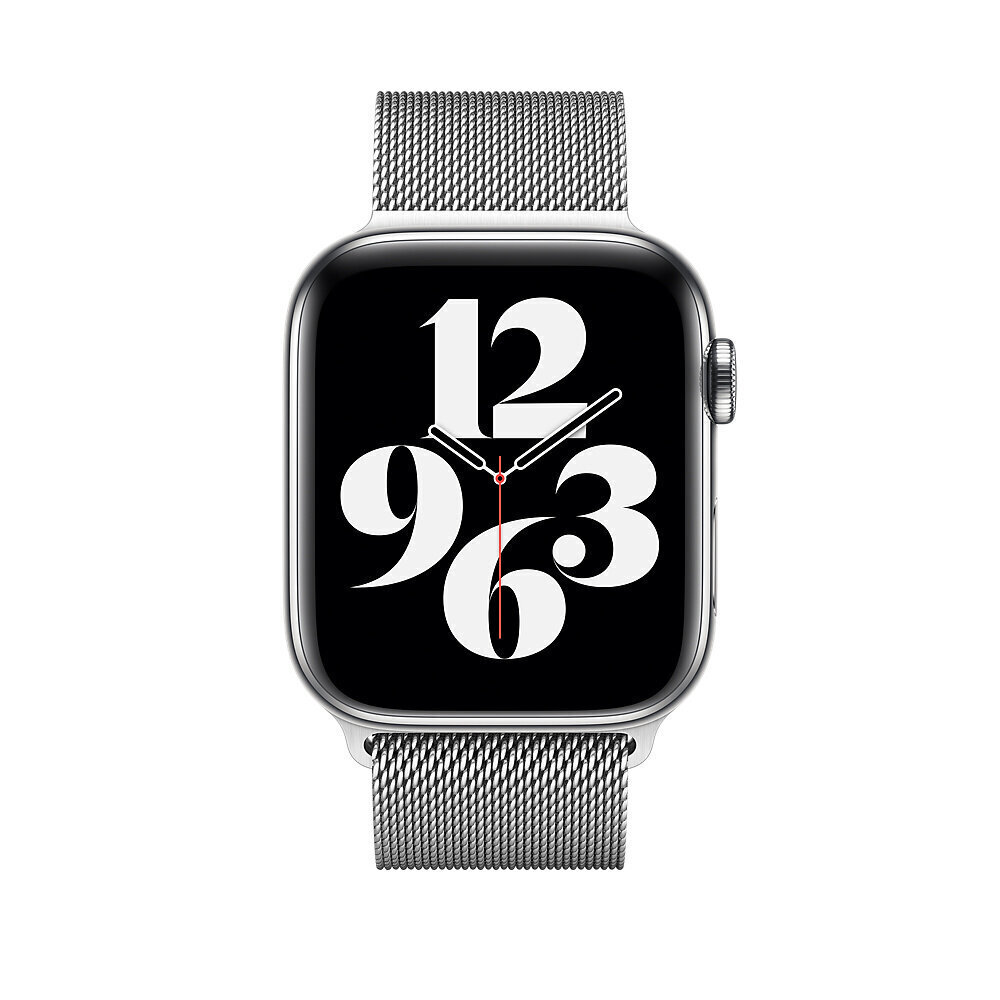 Nutikella rihm Apple 44mm Silver Milanese Loop hind ja info | Nutikellade ja nutivõrude tarvikud | kaup24.ee