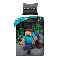 Laste voodipesukomplekt Minecraft, 140x200, 2-osaline hind ja info | Beebide ja laste voodipesu | kaup24.ee