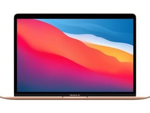 Apple MacBook Air 13” M1 8C CPU, 7C 8/256GB Gold INT MGND3ZE/A цена и информация | Apple Ноутбуки, аксессуары | kaup24.ee