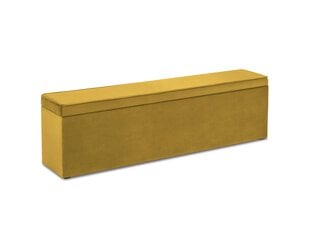 Пуф с ящиком для хранения вещей Milo Casa Bruno 160, желтый цена и информация | Кресла-мешки и пуфы | kaup24.ee