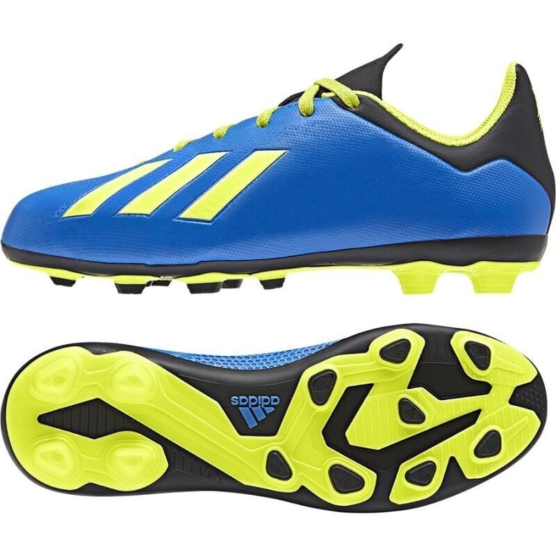 Meeste jalgpallijalatsid, Adidas X 18.4 FxG Jr DB2419 sinised hind ja info | Jalgpallijalatsid | kaup24.ee