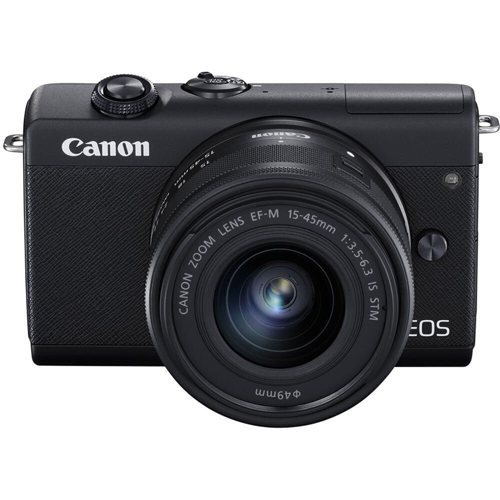 Canon EOS M200 + EF-M 15-45mm IS STM, must цена и информация | Fotoaparaadid | kaup24.ee