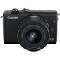 Canon EOS M200 + EF-M 15-45mm IS STM, must цена и информация | Fotoaparaadid | kaup24.ee