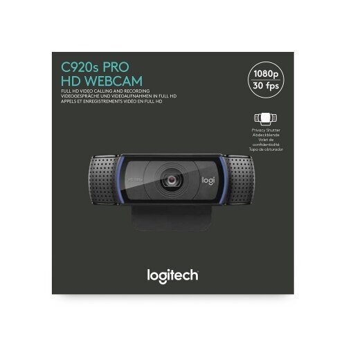 Veebikaamera Logitech HD Pro C920S цена и информация | Arvuti (WEB) kaamerad | kaup24.ee