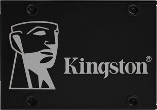 SSD|KINGSTON|KC600|1TB|SATA 3.0|TLC|Kirjutuskiirus 520 MBait/s|Lugemiskiirus 550 MBait/s|2,5"|TBW 600 TB|MTBF 1000000 tundi|SKC600/1024G hind ja info | Sisemised kõvakettad (HDD, SSD, Hybrid) | kaup24.ee