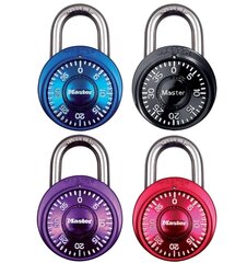 Tabalukk kombinatsioonkoodiga(1533) lilla, Master Lock hind ja info | Lukud | kaup24.ee