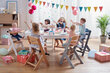 Söögitool Kinderkraft Enock, valge/puit hind ja info | Laste söögitoolid | kaup24.ee
